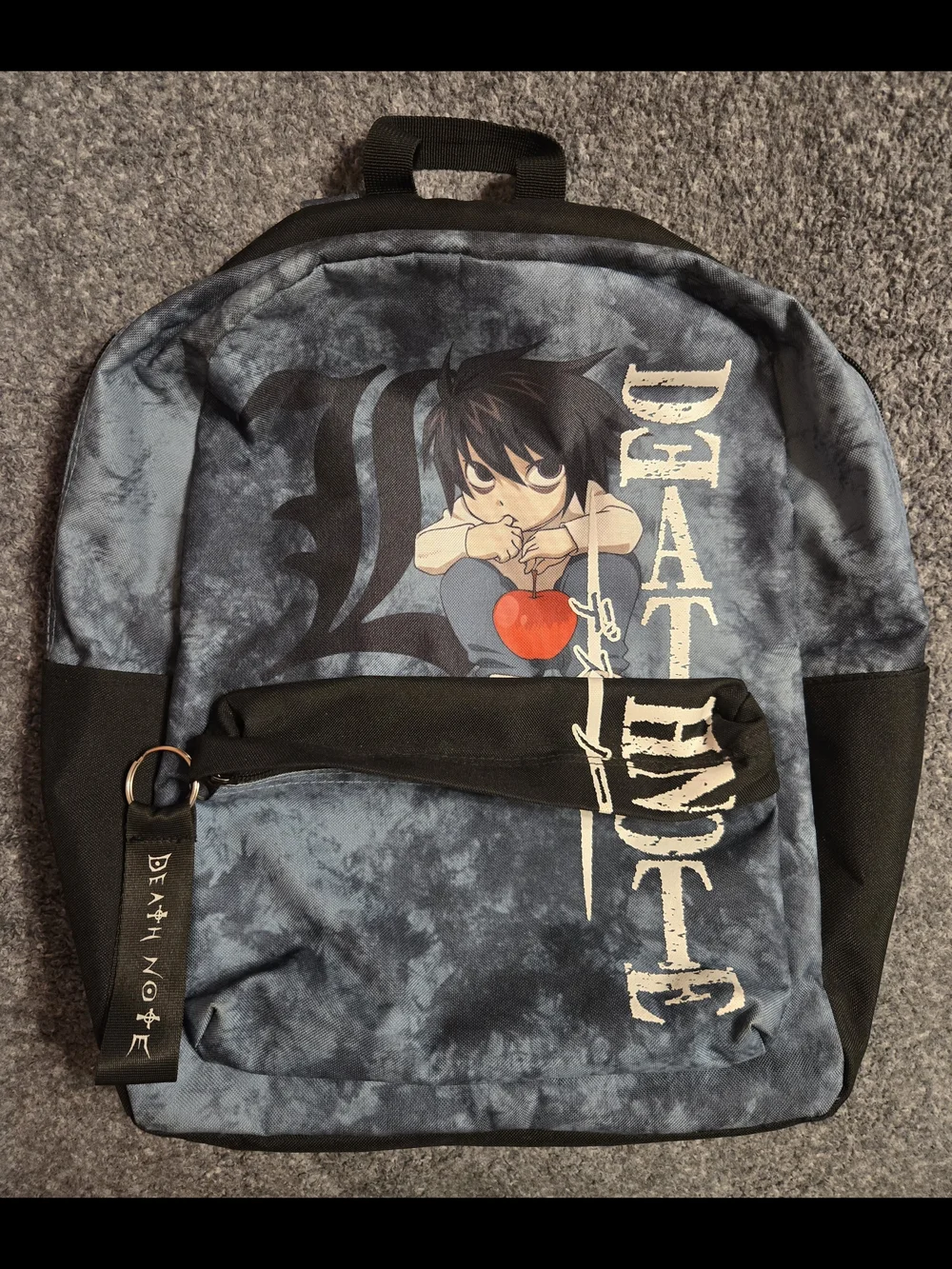 Bioworld Death Note Chibi L Tie-Dye Backpack Hot Topic Exclusive Laptop Bag